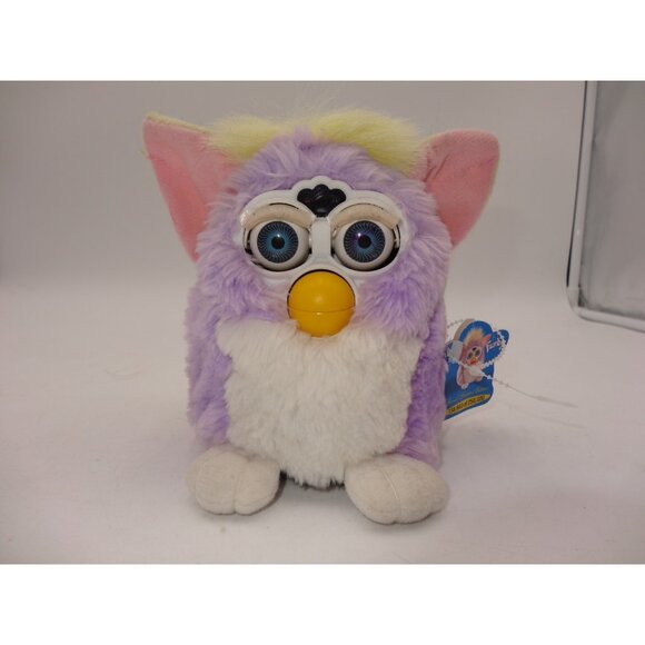 Furby 70-800 Vintage 1998 Working Lavandar White Working with tag - Picture 5 of 10